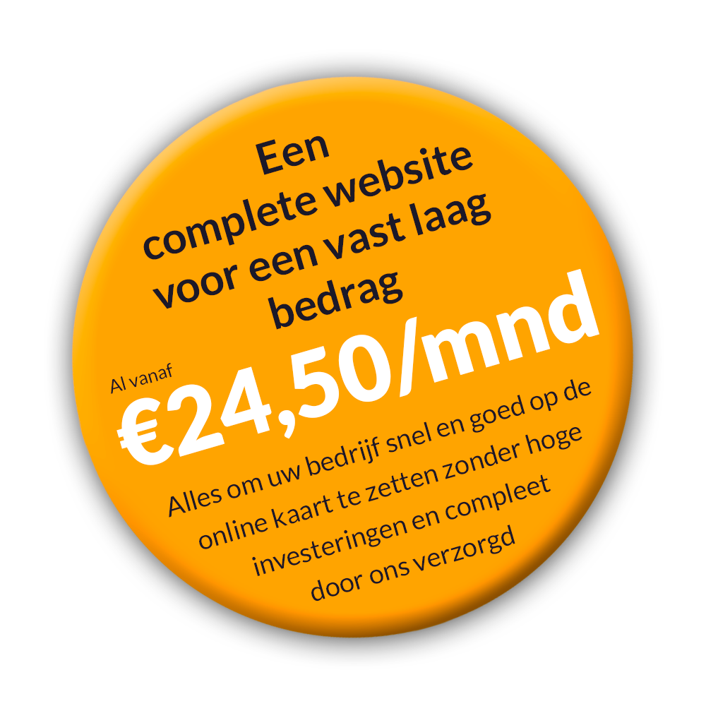 Aanbieding: all inclusive websitepakket.