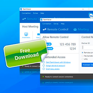 Wij gebruiken TeamViewer zodat wij uw technische problemen op afstand op kunnen lossen.